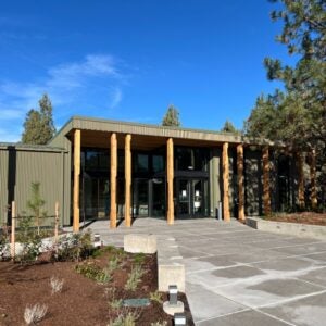 Photo of the new Art Station building at Larkspur Park